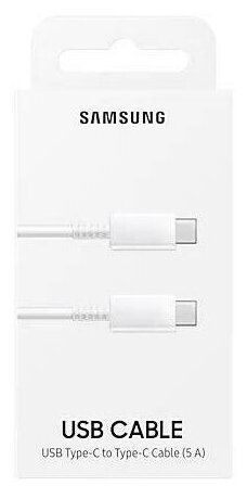 Кабель Samsung USB Type-C - USB Type-C (EP-DN975BWRGRU) белый